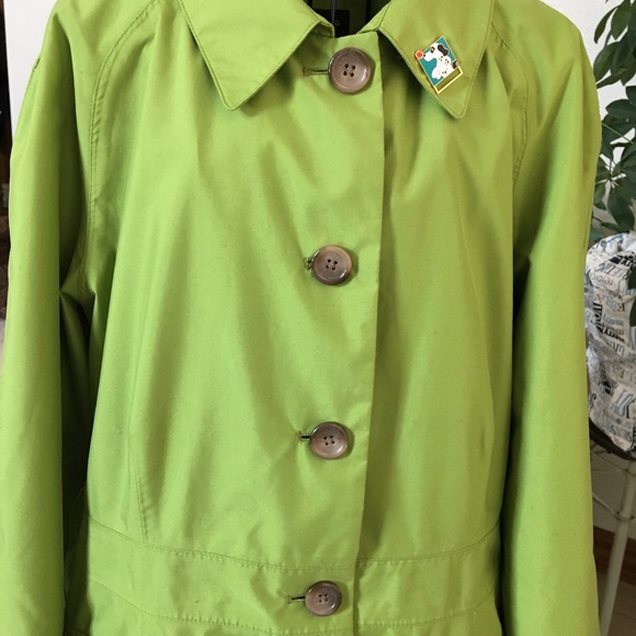 LAND’S END OLIVE GREEN COAT - Picture 3 of 8